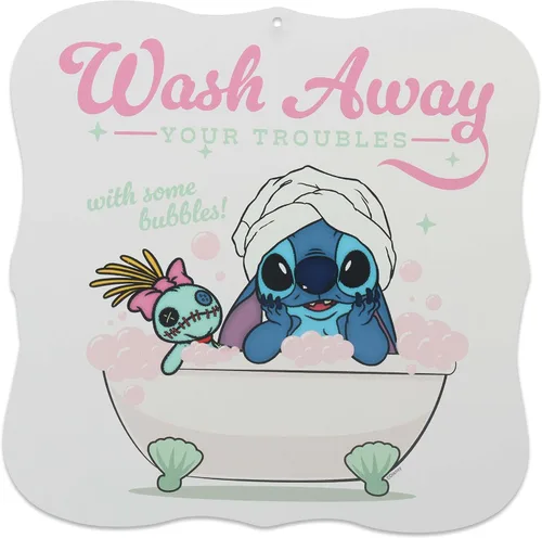 Miniatura 10 de Disney Lilo and Stitch - Letrero de metal para surfear, divertido arte de pared con olas de océano troqueladas y tabla de surf para decoración