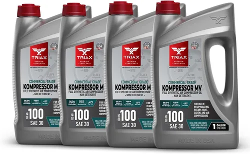 Miniatura 11 de TRIAX Kompressor MV 100 SAE 30, Aceite para Compresor de Aire Completamente Sintético, Multi-Vis Para Rotativo, de Paletas, de Tornillo
