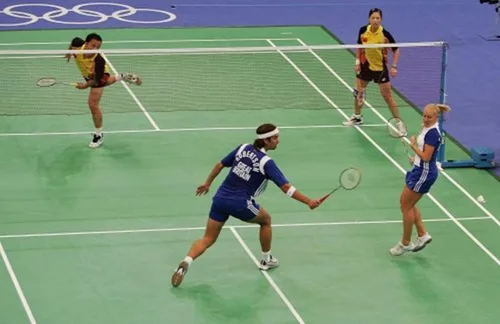 Miniatura 7 de Red de bádminton, juegos de bádminton para patios traseros con red de bádminton para patio trasero, red de bádminton portátil para torneo