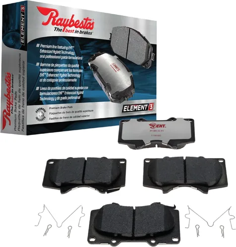 Miniatura 7 de Raybestos Element3 EHT™ Juego de pastillas de freno delantero de repuesto para Mini Cooper seleccionados de los años modelo 02-16, Mini Cooper
