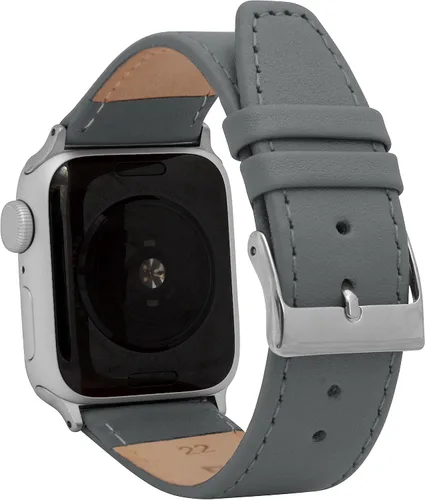 Miniatura 22 de Bandini Correas de cuero para mujer para Apple Watch de 1.496 pulgadas, 1.575 pulgadas, 1.614 pulgadas para mujer, correa delgada de cuero iWatch