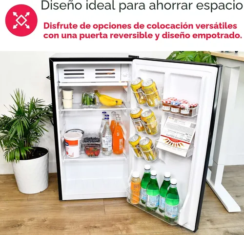 Miniatura 6 de FRIGIDAIRE EFR376-BLACK - Refrigerador de bar retro negro de 3.1 pies cúbicos con abrebotellas lateral