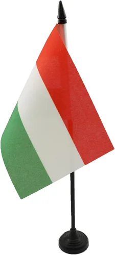Miniatura 103 de United Kingdon Coat of arms Table Flag 5'' x 8'' - UK - British - England Desk Flag 21 x 14 cm - Black plastic stick and base - AZ FLAG Escudo
