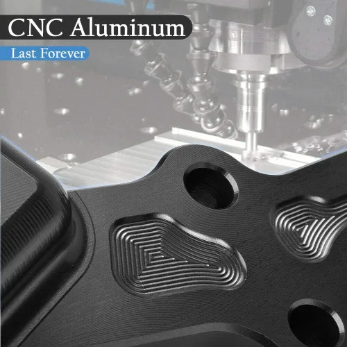 Miniatura 2 de FATExpress Manillar ajustable de aluminio CNC para motocicleta, clip de montaje para Kawasaki Ninja 650R ER-6F ER6F 2006 2007 2008 2009 2010 2011