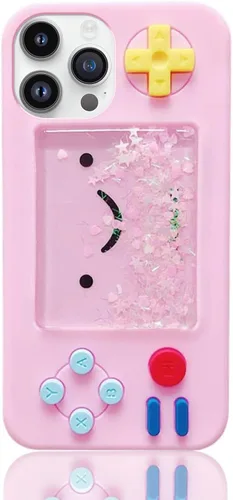 Miniatura 15 de UnnFiko - Funda Squishy 3D estilo dibujos animados compatible con iPhone 6 / iPhone 6s, diseño de estrellas líquidas creativas, divertida, blanda