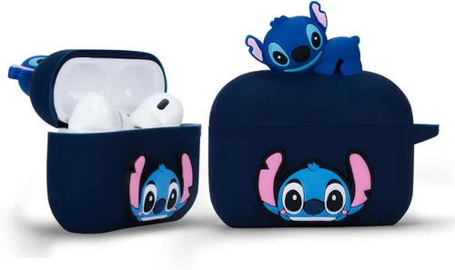 Miniatura 5 de Funda de silicona de dibujos animados 3D para Apple Airpods de 2 y 1 generación, juego de funda protectora con AirPods 2ª/1ª, para niñas y niños. El