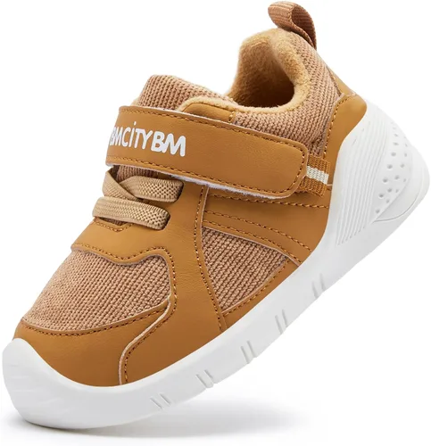 BMCiTYBM Zapatos de bebé para niño y niña, zapatos de invierno cálidos antideslizantes para primeros pasos de 6 a 24 meses