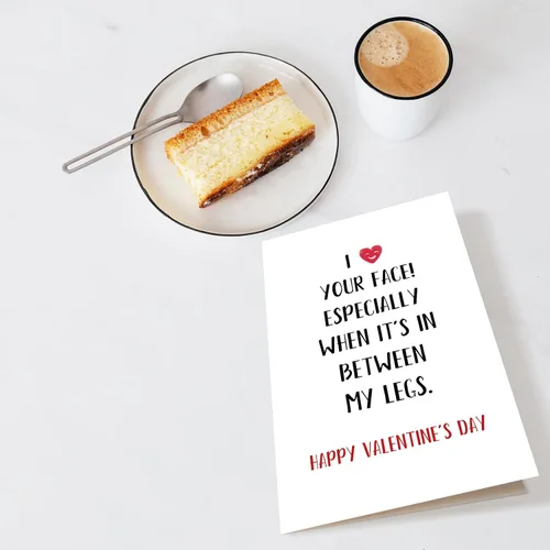 Miniatura 4 de Chenive Divertida tarjeta del día de San Valentín para él y ella, tarjeta traviesa del día de San Valentín para marido, esposa, prometido, BF GF