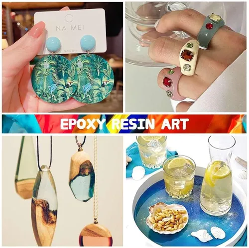 Miniatura 5 de Polvo de Mica - 60g Polvo de Mica para Resina Epoxi - Pigmento en Polvo de Perla para Resina/Sombra de Ojos/Fabricación de Jabón/Uñas/Bombas de Baño