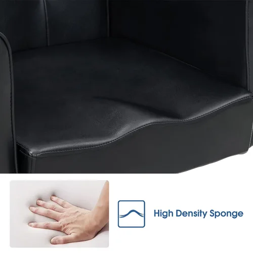 Miniatura 8 de BarberPub Clásico Hidráulico Reclinable Barbero Silla Antigua Pelo Spa Salon Styling Equipo de belleza 3123 (negro)