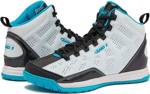 Miniatura 6 de AND1 Showout - Zapatos de baloncesto para niñas y niños, tenis de caña alta para niños, talla juvenil 1 a 7, zapatos de baloncesto para niños