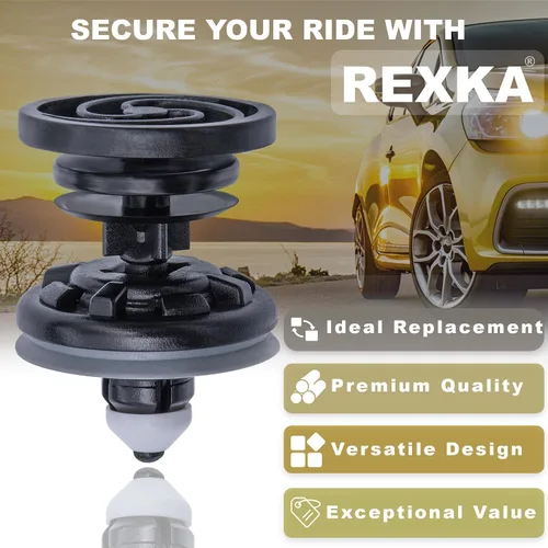 Miniatura 4 de Rexka 10 clips de retención para panel de moldura de puerta, 7L6-868-243, compatible con Audi Volkswagon Passat B7 A4 B8 Golf MK6 Golf 7 Touareg