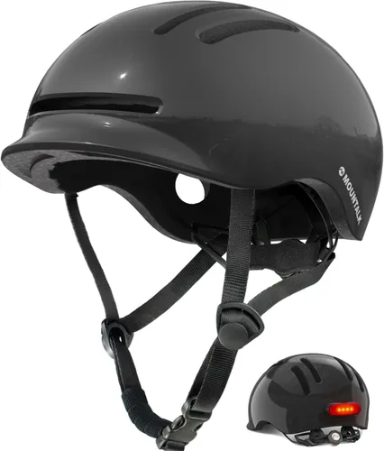 Miniatura 11 de MOUNTALK Cascos de bicicleta para adultos, hombres y mujeres, casco de bicicleta para hombres/mujeres con luz magnética, casco para jóvenes