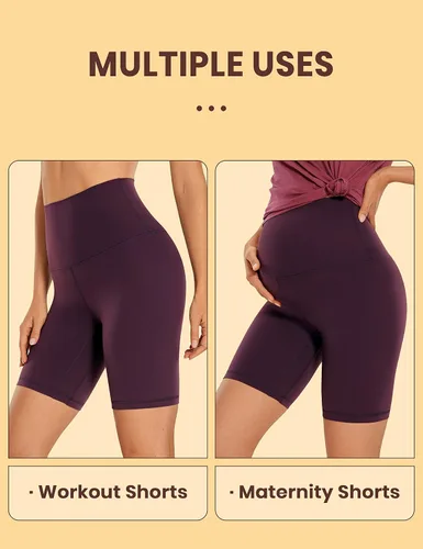 Miniatura 44 de CRZ YOGA Butterluxe Super High Waist Biker Shorts 6"- Yoga Workout Womens Buttery Soft Over Belly