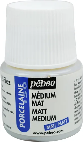 Miniatura 9 de Pebeo Porcelaine 150, Pintura China, Botella 1.5 fl oz - Blanco Perla