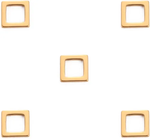 Miniatura 13 de kkjoy 5 dijes de acero inoxidable para hacer joyas y manualidades, varios colgantes pequeños, suministros de manualidades, accesorios para pulseras