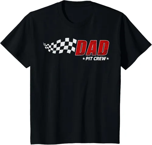 Miniatura 45 de Dad Pit Crew Race Car Birthday Family Matching Pit Crew Camiseta Pit Crew