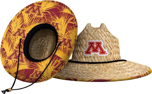 Miniatura 126 de FOCO - Sombrero de paja con logotipo de equipo universitario de NCAA y estampado floral para hombre TEAM LOGO