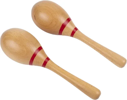 Miniatura 4 de Ubblove Maracas Shakers Sonajeros Martillo de Arena Instrumentos Musicales de Percusión de Mano con Carcasa de Plástico ABS Mangos de Madera