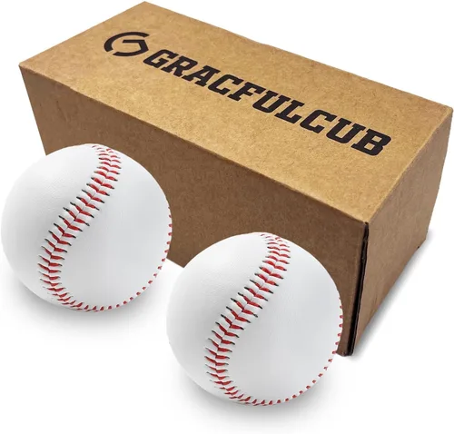Gracfulcub Baseball Ball, Official Game for Youth Adult Training Play | Hard Ball,Official size & weight. Perfect for batting, fielding, pitching.