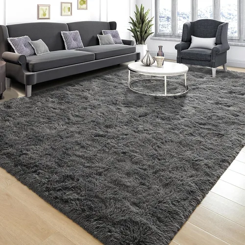 Miniatura 17 de Tepook Alfombras súper suaves y esponjosas para sala de estar, alfombras de área de 8 x 10 pies para dormitorio, alfombra moderna peluda, alfombras
