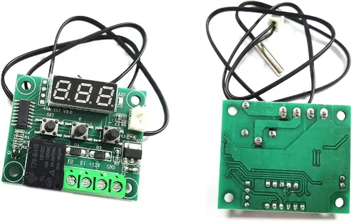 Miniatura 7 de Kiro&Seeu W1209 12V DC Controlador de Temperatura Digital Tablero Micro Termostato Digital -58.0-230.0 °F Interruptor de módulo de control