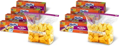 Miniatura 10 de Hefty Slider - Bolsas de almacenamiento para calendario, tamaño de galón, 30 unidades (paquete de 4), 120 en total