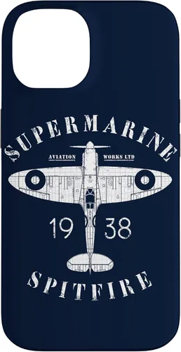 Miniatura 4 de iPhone 12 Pro Max Spitfire RAF Británico WW2 Fighter Aviation Case Supermarine Aviation