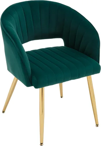 Miniatura 11 de Silla de escritorio giratoria para oficina en casa, moderna silla de escritorio de terciopelo, sillón de altura ajustable con base dorada, silla