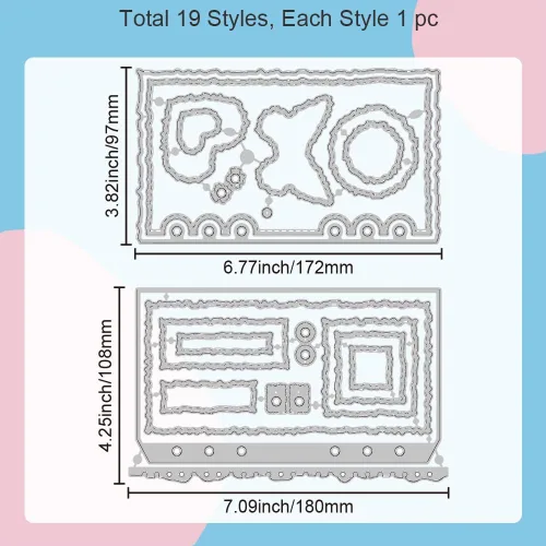 Miniatura 6 de GLOBLELAND Troqueles de corte de página de mariposa para hacer tarjetas, troqueles de corte de borde desgarrado para bricolaje, álbumes de recortes