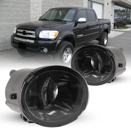 Miniatura 11 de Faros antiniebla compatibles con Toyota Tundra 2000-2006 Sequoia 2001-2007 con bombillas 9006 12V 51W Lámparas de conducción de repuesto incluido