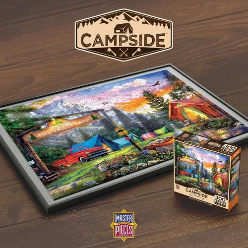 Miniatura 6 de MasterPieces Rompecabezas EZ Grip de 300 piezas - Pine Valley Camp - 18 x 24 pulgadas