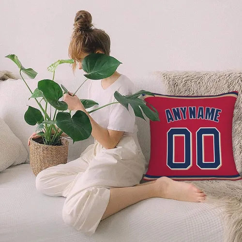 Miniatura 6 de Funda de almohada personalizada: personaliza cualquier nombre y número, regalo de béisbol personalizado para hombres y mujeres, funda de almohada MT