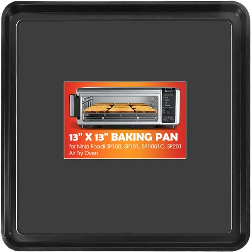 Bandeja antiadherente para hornear de 13 x 13 pulgadas, bandeja de repuesto para horno Ninja SP100, SP101, SP1001C, SP201 Foodi Air Fry Oven