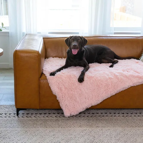 Miniatura 7 de Best Friends by Sheri - Manta afelpada calmante para perros – Ultra suave de pelo sintético para mascotas, alivio de la ansiedad, cubierta de cama
