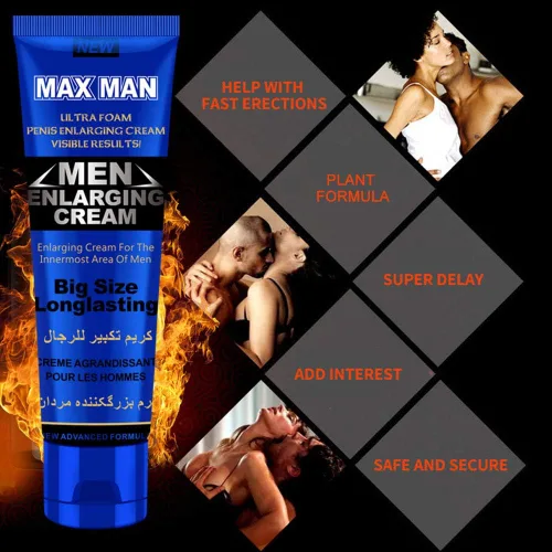 Miniatura 5 de Crema de masaje para hombres para el pene se vuelve más larga, más gruesa, mejora la energía para el cuidado Retrasar el rendimiento, aumentar