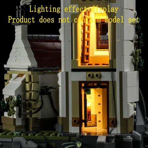 Miniatura 5 de GEAMENT Kit de luz LED compatible con Lego Motorized Lighthouse - Juego de iluminación para ideas 21335 modelo de construcción