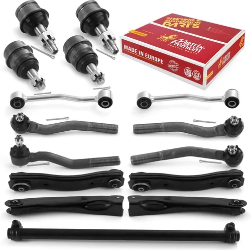 Miniatura 108 de Metrix Premium Chassis Parts - Kit de suspensión delantera de 10 piezas para BMW X5 2007-2013, BMW X6 2008-2014, reemplazo, fabricado en Europa