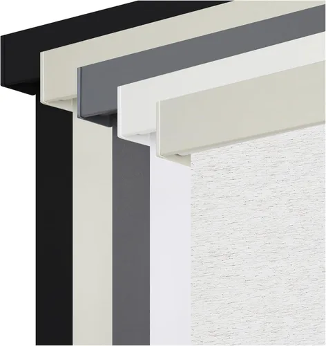 Miniatura 8 de SUNOFF Persianas Enrollables Opacas Inalámbricas para Ventanas de Parada Libre, Bajar Oscurecimiento de Habitación con Cenefa, Persianas de Tela