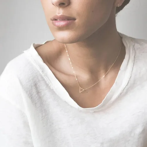 Miniatura 2 de Collner Collar con colgante de corazón de oro de 14 quilates para mujer, delicado collar de estrella, gargantilla de mal de ojo, collar bohemio