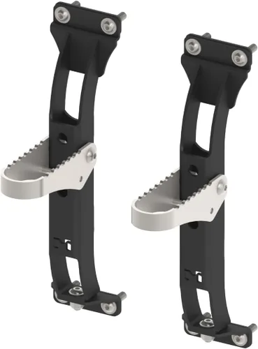 Metalcloak Rocklander - Escalón de bisagra, par, compatible con JL Wrangler y JT Gladiator, resistente al óxido/antideslizante, no raya la pintura,