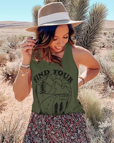 Miniatura 6 de Camisetas sin mangas para mujer, de verano, informales y holgadas, blusas tipo túnica