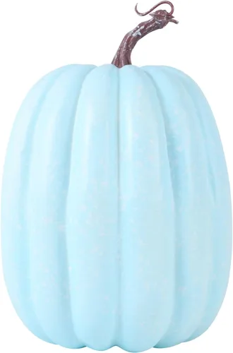 woshilaocai Calabaza artificial de espuma de 8 pulgadas, decoración de otoño, calabazas artificiales para cosecha, temporada de otoño, mesa festiva