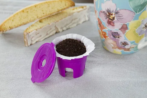 Miniatura 4 de Perfect Pod - Forros de papel reutilizables para cápsulas de café K Cup, se adapta a todas las marcas, compatible con todas las cápsulas