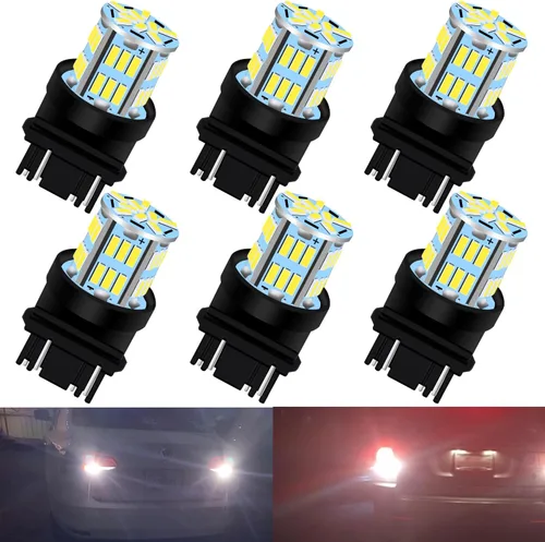 3157 - Bombilla LED blanca superbrillante 4014 39-SMD 3156 3056 3057 4157 3047 4057 T25 3457, bombillas LED de repuesto para luces de freno, luces