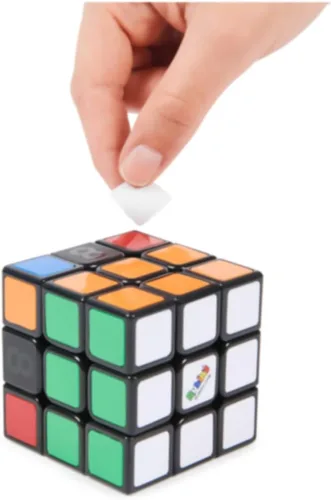 Miniatura 3 de Rubik's Cubo 3x3, aprende a resolver con calcomanías, guía y videos Juguete antiestrés para aliviar el estrés Edades de 8 años en adelante
