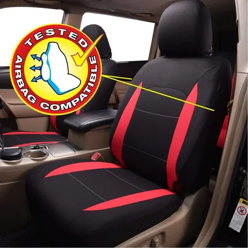 Miniatura 5 de Flying Banner Fundas de Asientos de Automóvil Juego Completo Asientos Delanteros y Banco Trasero Protectores de Asientos de Automóvil de Poliéster