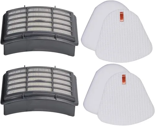 Miniatura 9 de HIFROM Kits de filtros de vacío de repuesto para Shark Navigator Lift Away NV350, NV351, NV352, NV355, NV356, NV357, prefiltro de espuma y fieltro