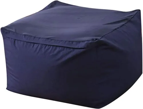 Miniatura 10 de Funda de sofá perezosa, puf de tela de lino, puf puff para sala de estar, tatami, sillas acolchadas para adultos y niños (relleno no incluido), S1