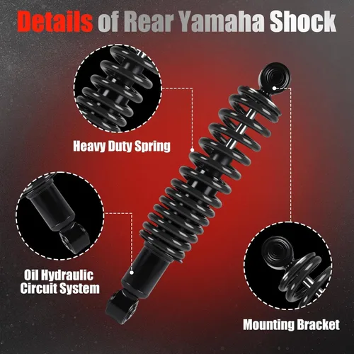 Miniatura 8 de Amortiguadores de choques Yamaha para carrito de golf traseros de alta resistencia para carritos de golf Yamaha a gas y eléctricos G29 Drive, G22